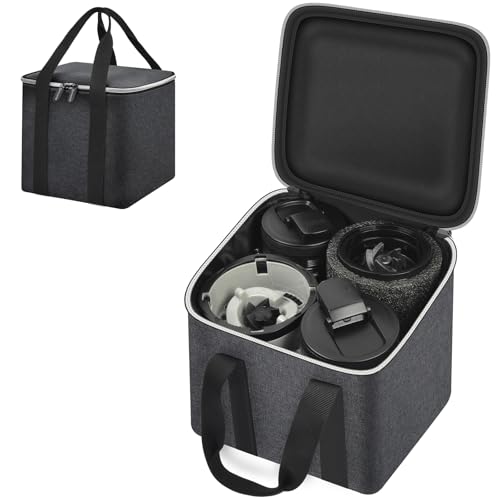 Bolsa de almacenamiento suave compatible con licuadora personal compacta Ninja Fit, licuadoras portátiles inalámbricas, bolsa de transporte de viaje con asa para accesorios para hacer batidos (solo