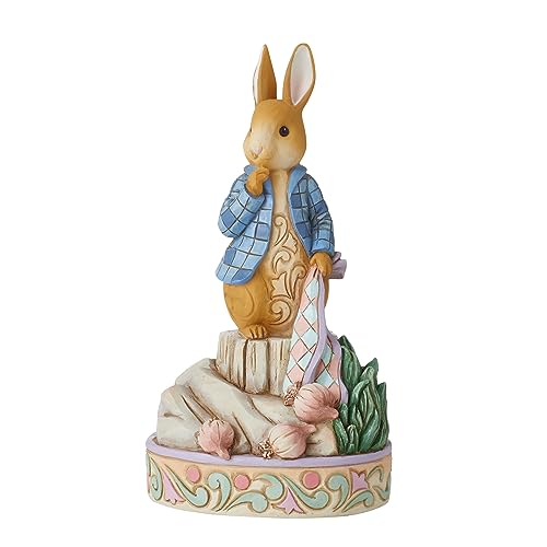 Enesco Beatrix Potter Di Jim Shore Peter Rabbit Con Cipolle Figurina 6,69 Pollici Multicolore - 2