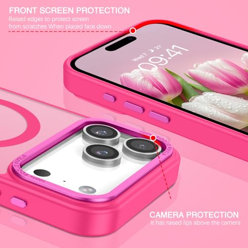 Coque iPhone 17 Pro robuste fine rose vif - 7