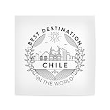 artboxONE Poster 50x50 cm Städte Chile-Abzeichen 