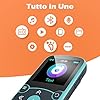 AGPTEK Lettore MP3 Running 32 GB, Lettore MP3 con Clip Bluetooth 5,3, MP3 Player Sport Mini Portatile, Contapassi Integrata, Radio FM, Registrazione, Lettura E-book, Slot TF Fino a 128 GB (Blu)