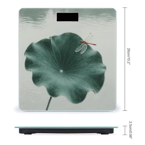 Báscula Digital de Baño con Pantalla LED y Vidrio Templado miniatura 2