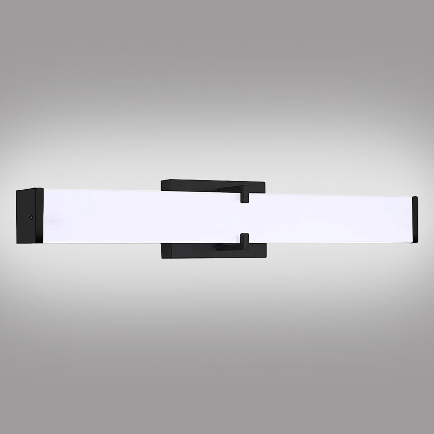 NOVELUX LED Bathroom Vanity Light Cool White 5000K Black Modern Matte Bathroom Lighting Fixtures; 40 Inch IP44 40W Equivalent to Incandescent 350W for Over Mirror Vanity Light - ETL Listed (1 Pack)