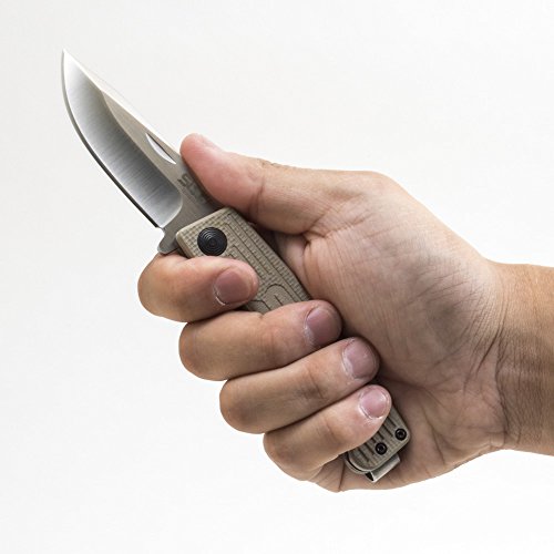 Sog Specialty Knives & Tools Tm1001-Bx Slip Joint Folding Knife, 3", Satin #TOP4