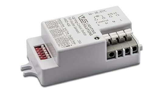 Bewegungsmelder 5,8GhZ Mikrowellen HF Radar - Tag/Nacht Sensor Präsenzmelder - 230V - 400W Reichweite bis 9m