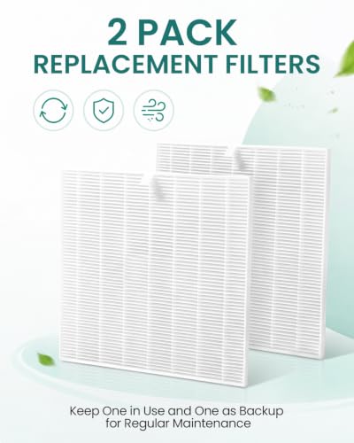 Image of Makartt HEPA Replacement Filter - for DACCAL Nail Dust Collector 2 Pack