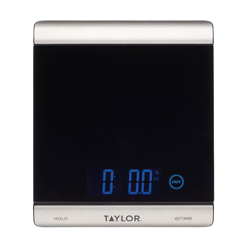 Image secondaire de Taylor Pro Balances de Cuisine Numériques Ultra Haute Capacité, Compact Standard Professionnel avec Précision et Fonction Tare,