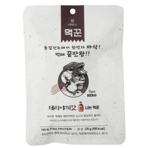 EVERS Meoktae Pollock Protein Chips Teriyaki 25g
