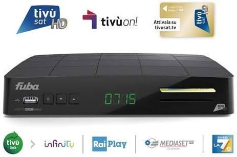 Fuba ODE715 HD Decoder and Tivusat HD SmartCard PRE-ACTIVATED