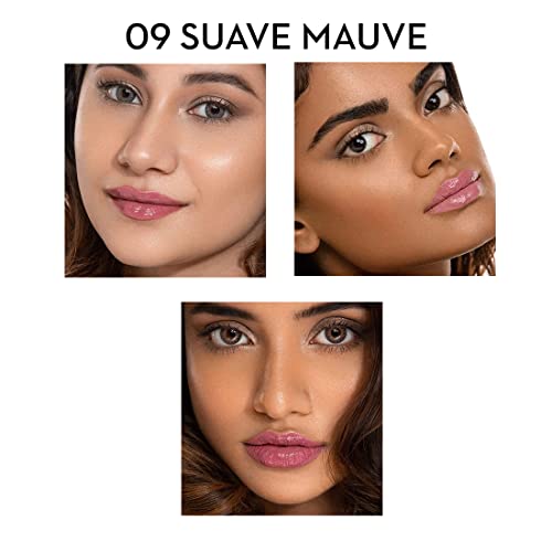 Image of SUGAR Cosmetics Smudge Me Not Lip Duo Liquid Lipstick with Matte Finish and Moisturizing Gloss - 09 Suave Mauve (Mauve) - 3.5 ml