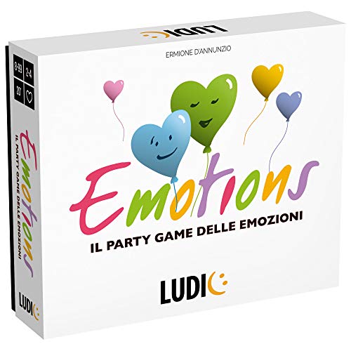 Ludic Emotions Il Party Game Delle Emozioni It27729 Gioco Di Società Per La Famiglia Per 2-4 Giocatori Made In Italy