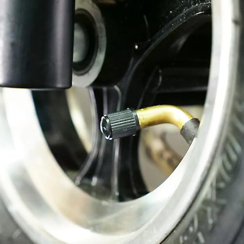 Image of WILLIBEE PVR70 Tyre Valve Stem, Brass and EPDM Rubber Tubeless Tire Valve Stem for Scooty (PVR70-5Pcs)