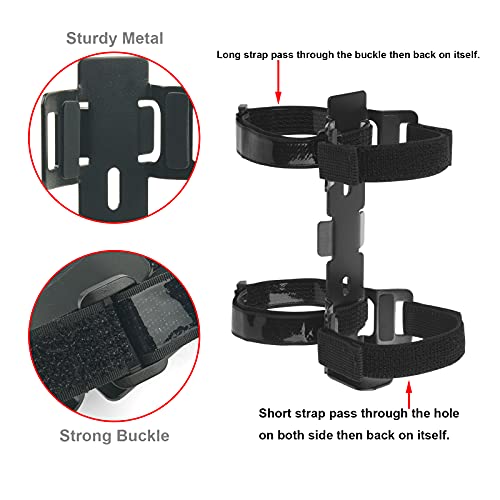 Portable Speaker Mount for Bike Golf Cart Accessories UTV Boat Railing, TXEsign Metal Bike Speaker Mount Strap Bike Speaker Holder Speaker Strap Speakers Attachment Accessory Holder Bar Rail - Thumbnail 3