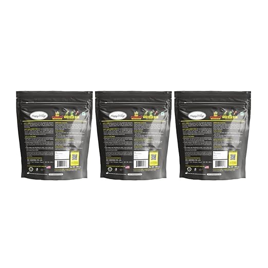 Happy Wings Value Nest Mix Seed Bird Food for Parrots, African Grey Parrots, Macaws, Lorikeets - (200gm x 3) Pack | Premium Seed Blend | Complete Balanced Bird Feed Mix | Bird Food for All Life Stages