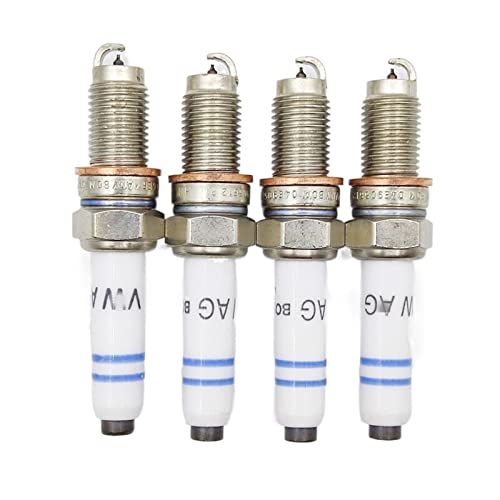 Automotive spark plugs 4pcs New Spark Plug OEM 04E905602 04E905601 Compatible with AU/DI- A1 A3 Q3 Q2L Compatible with VW GOLF MII Compatible with SUPERB Compatible with CITIGO Compatible with OCTAVIA
