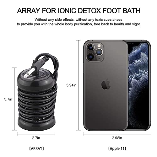 LeCuag 4 Pack Foot Detox Arrays, Super Replacement Ion Arrays for Ionic Foot Bath Detox Machine, Portable Arrays for Ionic Detox Foot bath SPA Cleanse Machine - Thumbnail 6