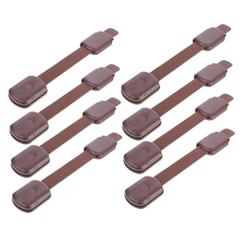 8個 冷蔵庫ロック ドアスト ロック キッズセーフティロック ファイルキャビネットのロック ドアガード チャイルドプルーフラッチ チャイルドプルーフドア ドリルキャビネットロックな