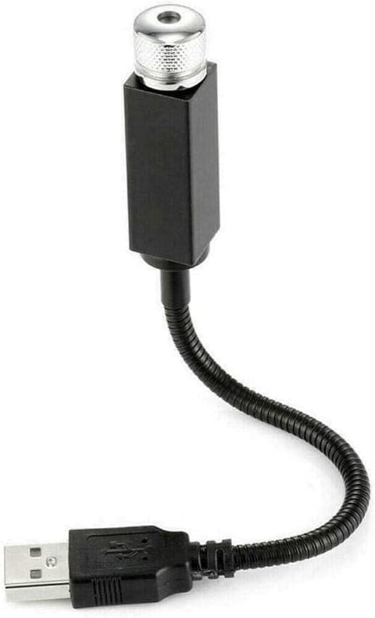 ZENUSS Car Star Light USB Roof Star Projector Lights with 3 Modes, USB Portable Adjustable Flexible Interior Car Night Lamp Decor with Romantic Galaxy Atmosphere fit Car, Ceiling, Bedroom, Party