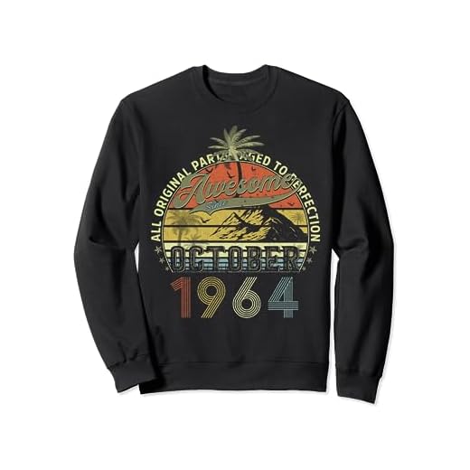 Regalos vintage de cumpleaños impresionantes desde octubre de 1964 Sudadera