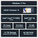 ASUS Vivobook 2025-2026 14″ technical specifications