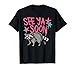 2 Side See Ya Soon Racoon Funny Raccoon Star Saying Quote T-Shirt