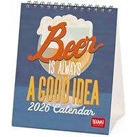 Legami - Calendario de Mesa , Beer, Calendario de Escritorio, 12