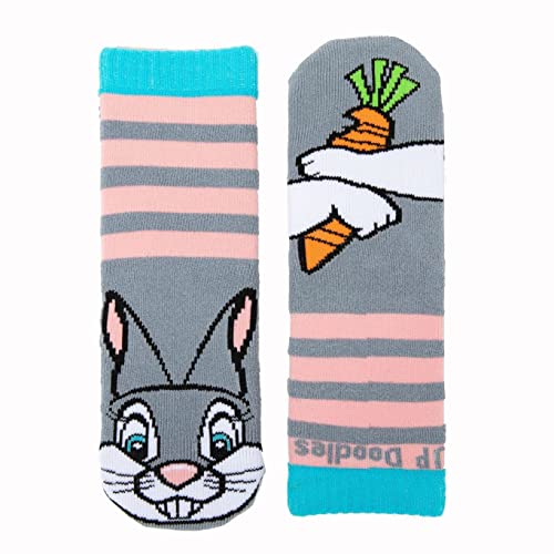 Jp Doodles Puppet Socks - Funny Novelty Animal Socks - Kids Crazy Silly Socks - Boys Or Girls Fun Socks (Bunny, 4-7 Years). #TOP15