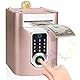 Highttoy Spardose Kinder ab 3 Jahre, Elektronische Spardose Mädchen mit Touchscreen und Fingerabdruck, Geldautomat Sparbox Sparschwein Tresor Kinder Geschenk Mädchen 3-12 Jahre, Roségold