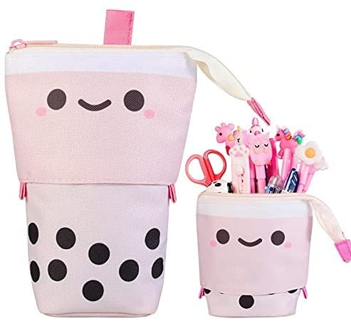 Astuccio Simpatico Astuccio Flessibile per matite/Penne Materiale Scolastico di qualità in Tessuto Scuola Simpatico portamatite Borsa per matite Regalo di cancelleria Portatile