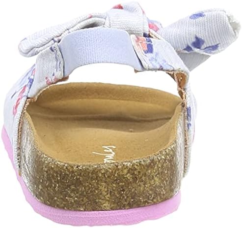 Joules Girls Flat Sandal, Multi Floral Stripes, 4 Big Kid | Image 2