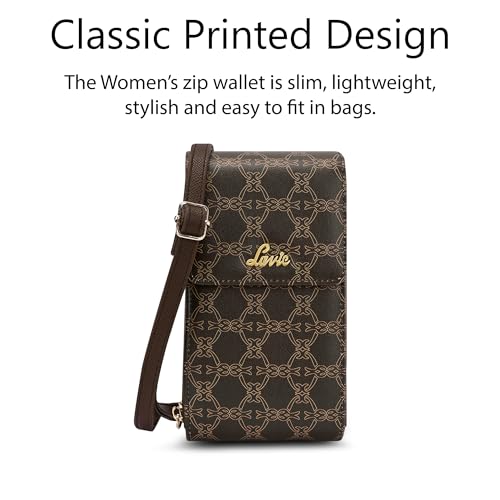 Lavie Women's Zally Vertical Zip Wallet Choco - Image 7