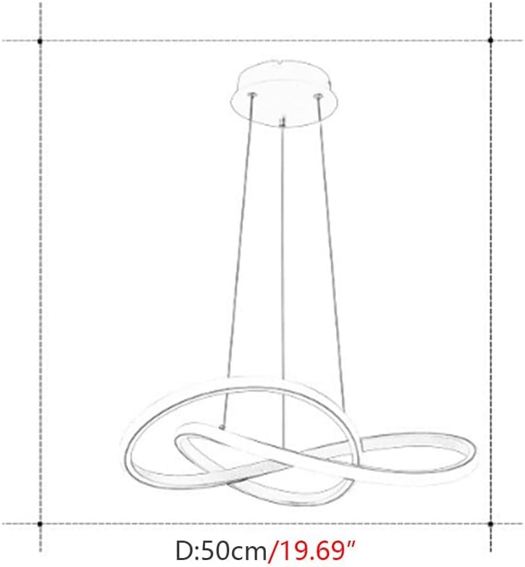 Lustre LED réglable solution éclairage design pour plafond haut et salon - 4