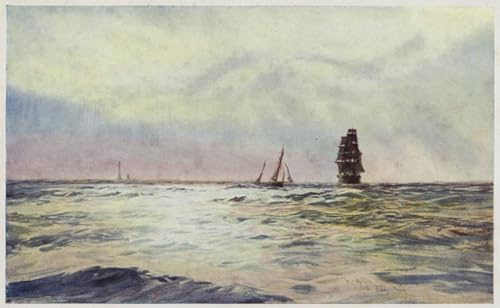 Toile le phare d'Eddystone par William Lionel Wyllie Impression 60x90cm