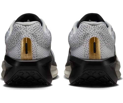 Nike Winflo 11 SE Men's Road Running Shoes (HQ7975-100, White/Metallic Gold/Light Smoke Grey/Black)3