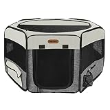 Seiyierr Dog Playpen, Portable Pet Playpen, Puppy Playpen, Cat Playpen with Carrying Case, Dog Playp