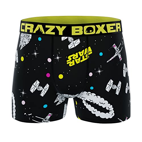 Crazyboxer Men's Star Wars Space Ships Boxer Briefs #TOP4