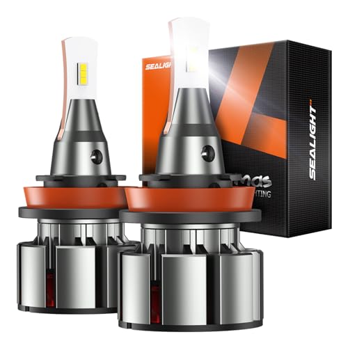 SEALIGHT H11/H9/H8 LED Headlight Bulbs, 8X...