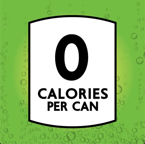 Green Lemon Lime - Sugar Free, No Calories, Naturally Sweetened With 100% Stevia Leaf Extract, Carbonated Soda, 12 Fl Oz Each Can - Pack Of 6 #TOP3