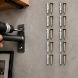 10Sets M8 Metal Wall Anchors with M5 Screws, Heavy‑Duty Expansion Bolt Kits for Concrete Drywall Brick
