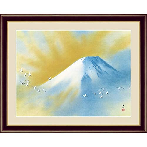 Amazon.co.jp: 額絵 横山大観 霊峰飛鶴 F4 （G4-BN022-F4） 代引き不可