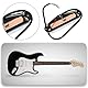 Create idea Humbucker Tonabnehmer High Output E-Gitarre Tonabnehmer 9K Ohm kompatibel mit Fender Squier Strat, Weiß