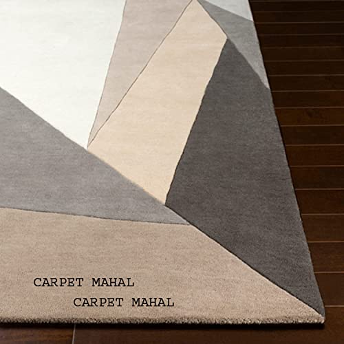 Image of Carpet Mahal Export Quality Handmade Tuffted Pure Woollen Carpet for Living Room Bedroom Size 8 x 11 feet (240X330 Cm) Color-Multi