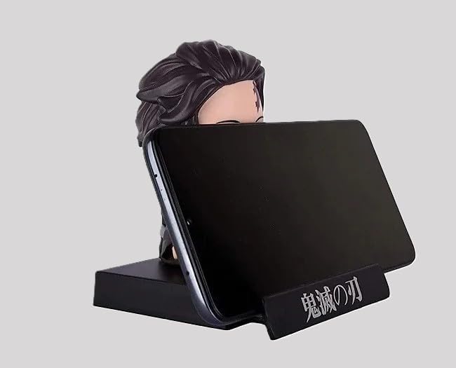 Image of Awestuffs Phone Holder Car Decoration Bobblehead Action Figure Pack of 1 (Tanji D Slayer)