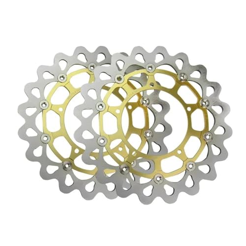 Disques de frein moto dorés pour sécuriser vos sorties en Yamaha Fazer et FZ1