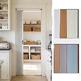 【 Personalizzabile & Installazione senza fori 】— Sono disponibili personalizzazioni di dimensioni e colori. Si prega di fornire misure accurate affinché possiamo realizzare la porta più adatta. Contenuto della confezione: telaio + pannello + rulli + ferramenta + maniglia + serratura. Non è necessario forare per l’installazione.