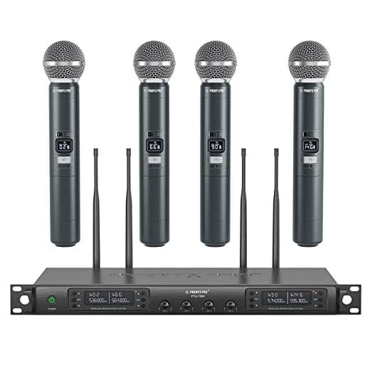 Phenyx Pro 4-Channel Wireless Microphone System
