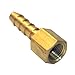 LASCO 17-7601 1/8-Inch Female Pipe Thread by 1/8-Inch Hose Barb Brass Adapter