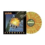Def Leppard Pyromania 40th Anniversary Orange and Yellow Splatter Vinyl Record LP
