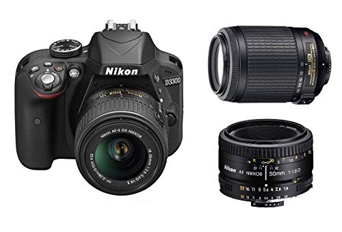 Nikon D3300 AF-S DX NIKKOR 18-55mm f/3.5-5.6G VR II Lens Kit +