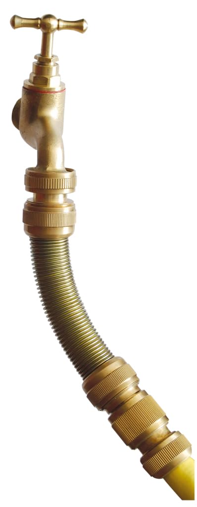 Boutté 176076 Nariz de Grifo automático latón Flexible Hembra 20x27, Dorado, 20 x 27170